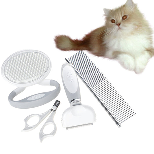 Woooby™ Cats Wool Pet Hair Deshedding Brush Set Comb