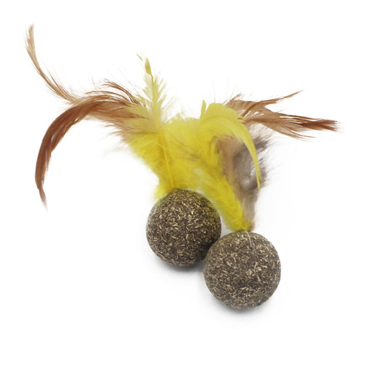 Woooby™ Feather Cat Toy Ball