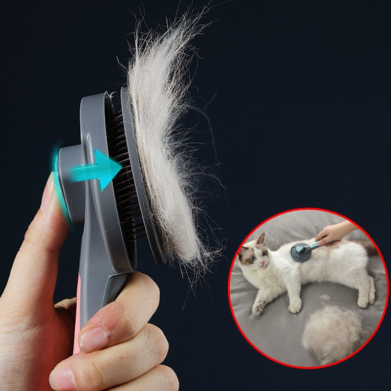 WooobyBrush™ Deshedding Slicker Brush For Cats